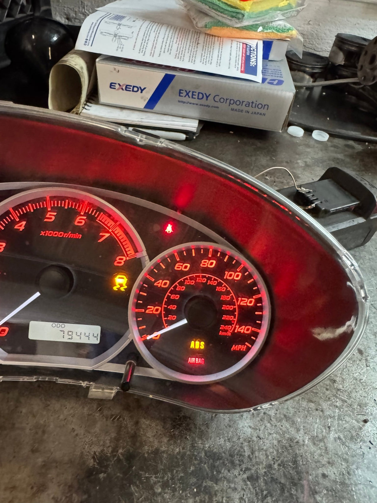 2008-2014 Subaru Impreza WRX OEM Instrument Gauge Cluster Panel 79k Miles