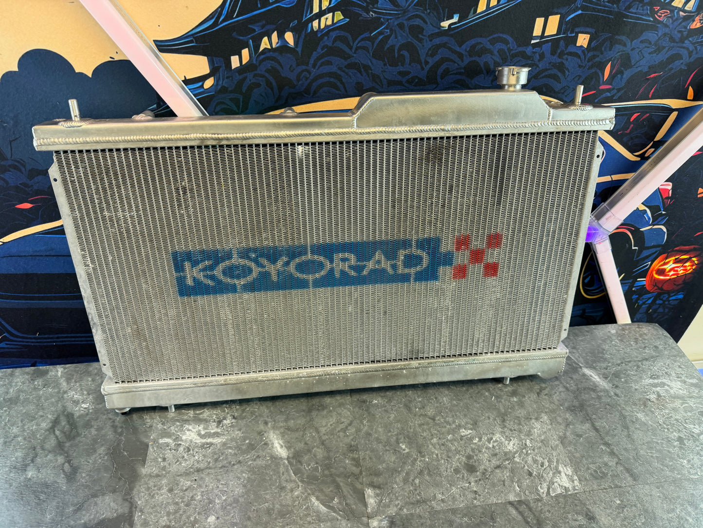 2008-2021 Subaru STi / 2008-2014 Subaru WRX All Aluminum Koyorad Radiator Very Good Condition