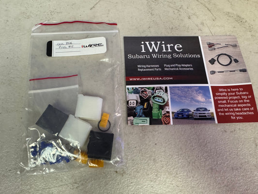 2002-2010 Subaru Imoreza WRX STi iWire Replacement Coil Pack Connectors Black And White