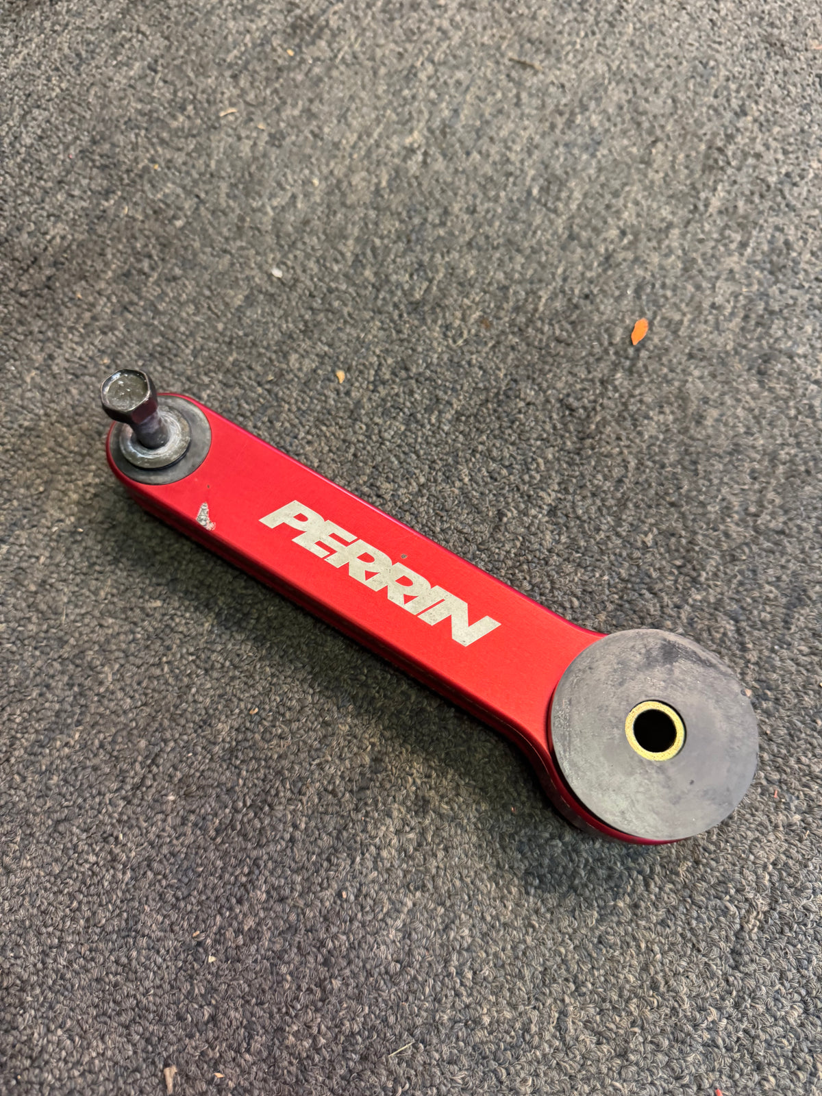 2004-2021 Subaru WRX STi Perrin Pitch Stop Mount Dog Bone Assembly Red