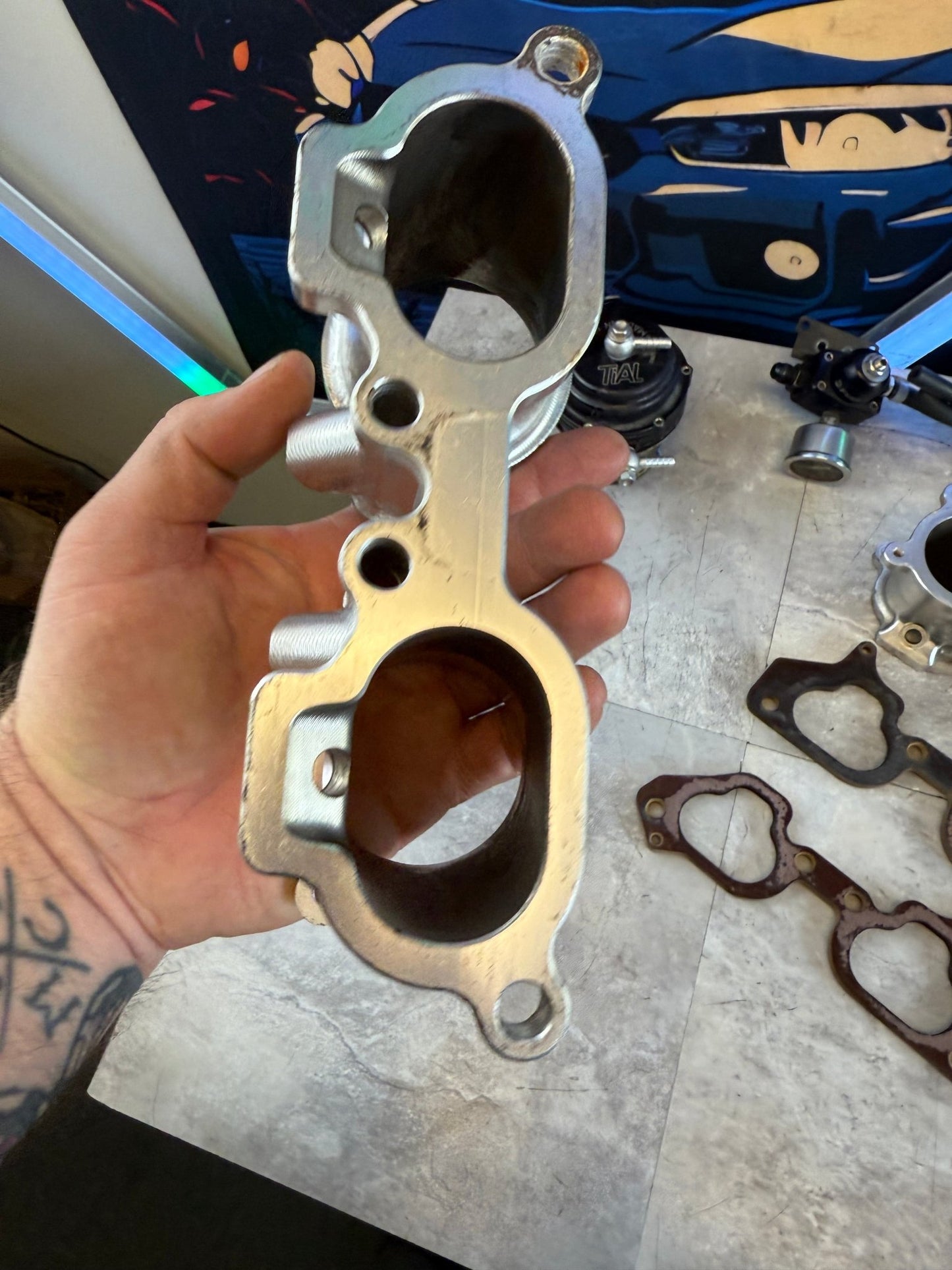 IAG V2 TGV delete blanks blank 2007-2021 Subaru STi 08-14 wrx billet top feed