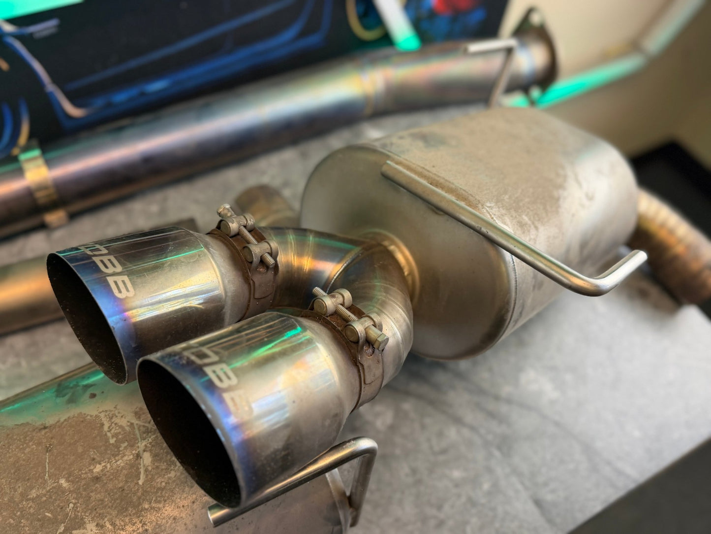 COBB TUNING 2011 - 2021 Subaru sti & wrx FULL TI titanium catback exhaust quad tip