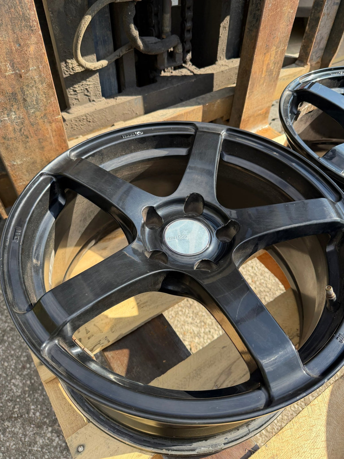 Enkei Kojin 17x8 +45 5x114.3 Wheels for 2005-2018 Subaru WRX STI