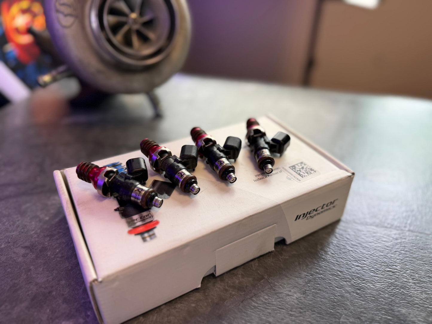 ID cleaned & flow tested 1300 CC Subaru STi & wrx top feed injectors INJECTOR DYNAMICS