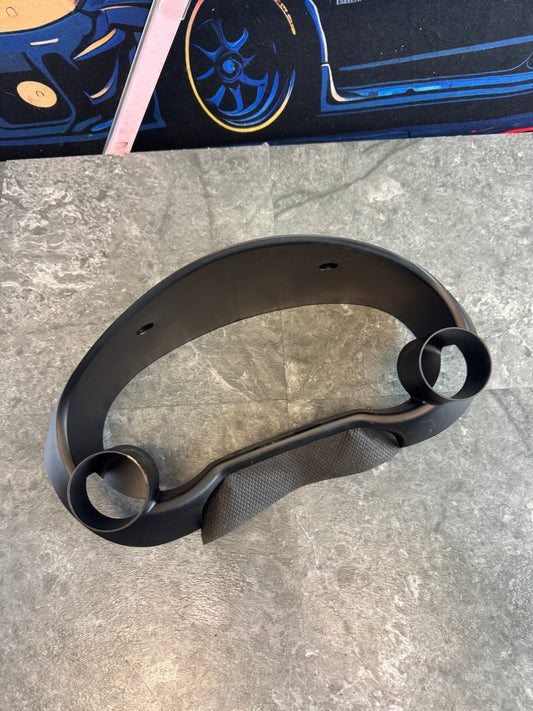2004-2007 Subaru WRX STi SYM Clustermaker 52mm Dual Gauge Pod Gauge Cluster Trim Surround