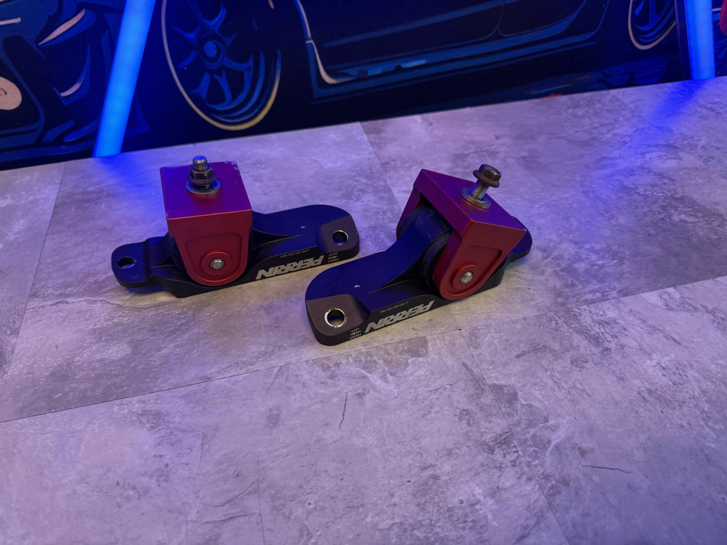 Perrin billet engine motor mounts 75a Subaru wrx & STi ej205 ej257 ej255