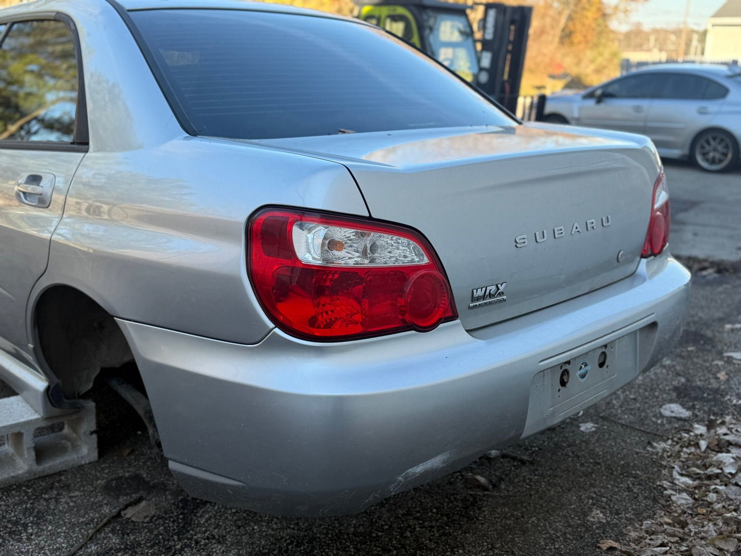 2005 Subaru wrx Sedan PSM platinum silver metallic chassis car shell project