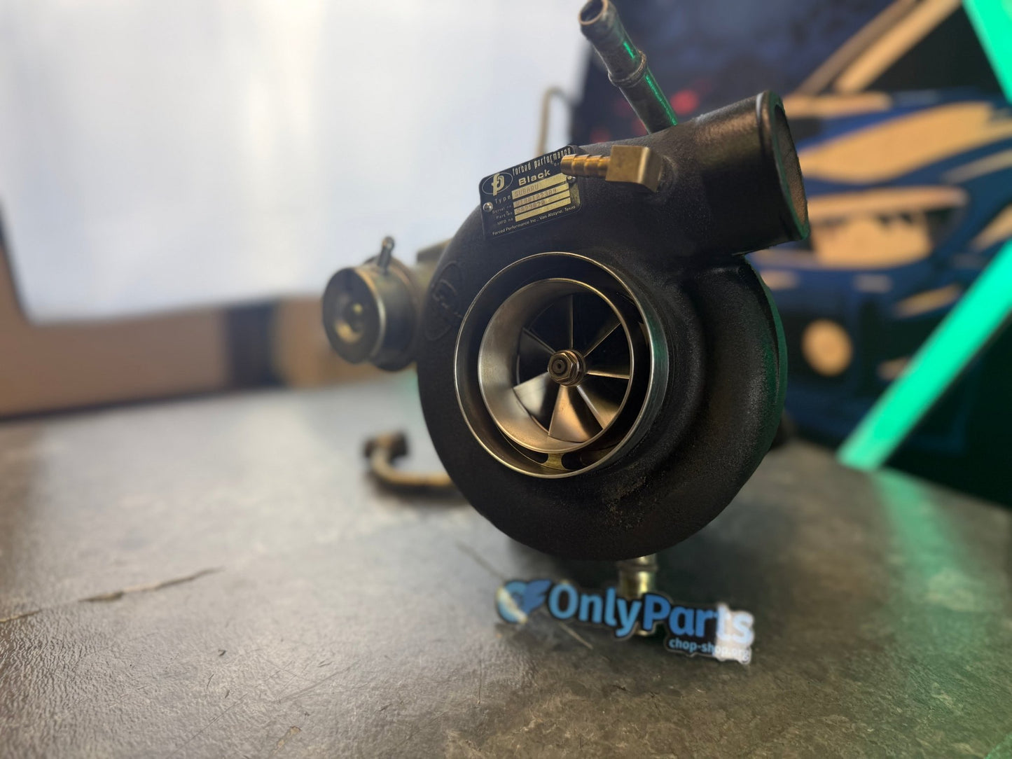 FP black HTZ 84 billet stock location turbo Subaru STi & wrx journal bearing 10 cm IWG 3.25 “