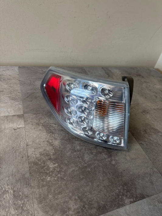 2008-2014 Subaru WRX STi Hatch Wagon Left Rear Outer Tail Light Assembly Clear