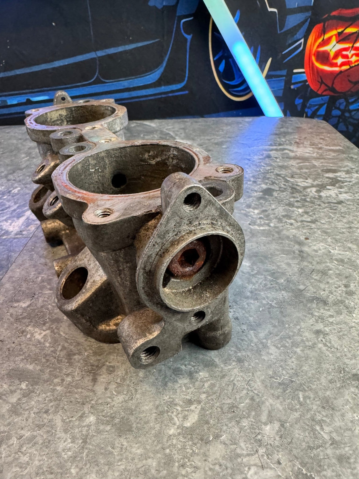 2002-2007 Subaru Impreza WRX STi OEM Engine Intake Manifold TGV Assembly Tumble Generator Valve Deletes Top Feed