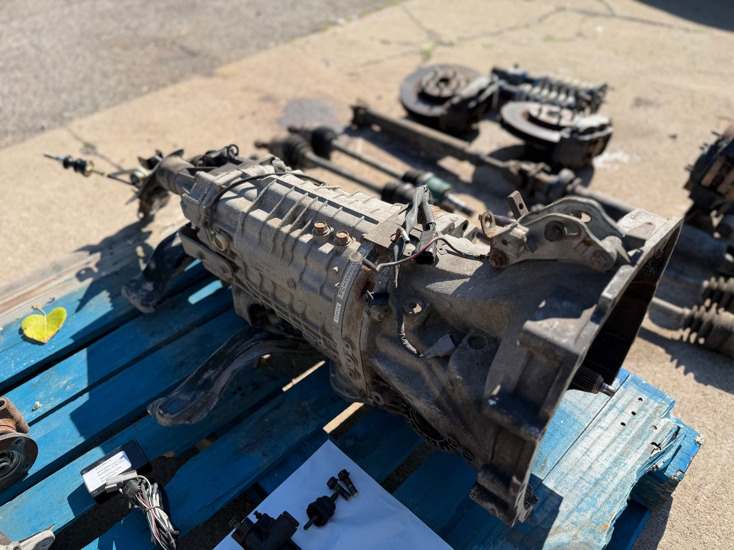 2002 - 2007 wrx 04-07 subaru  STi 6 speed transmission swap package for wrx DCCD brembos r 180 I wire