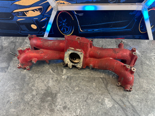 2004-2007 Subaru Impreza WRX STi OEM Intake Manifold Assembly Red