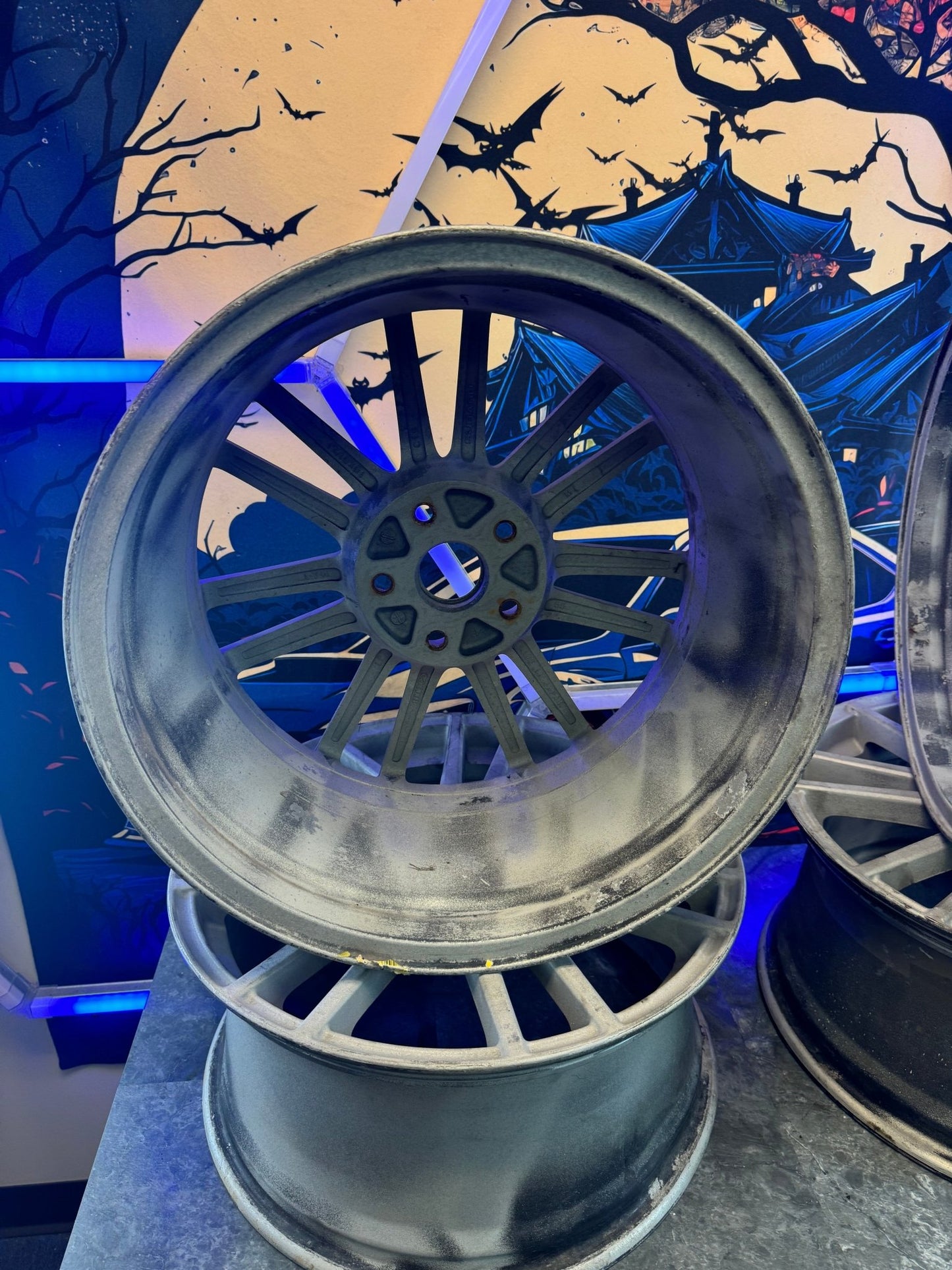 2012-2014 Subaru WRX STi OEM STi Enkei Wheels Rims No Tires Set Of 4