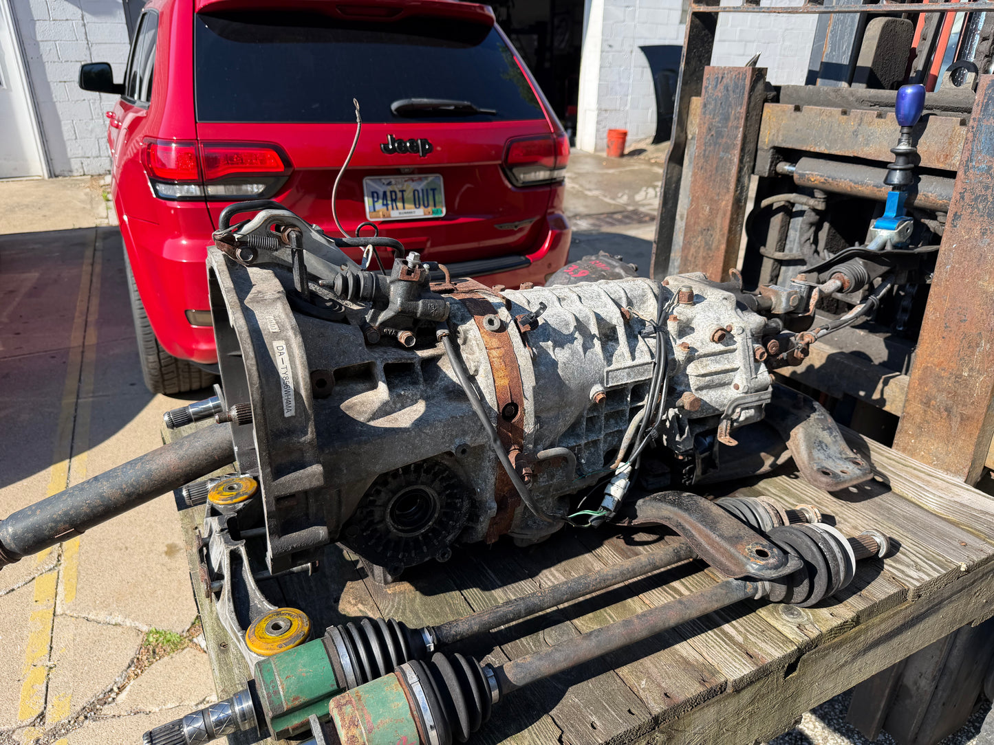 SUBARU six speed transmission swap package for 2008 - 2014 wrx w: STi 3.9 dccd gearbox & r-180 rear differential