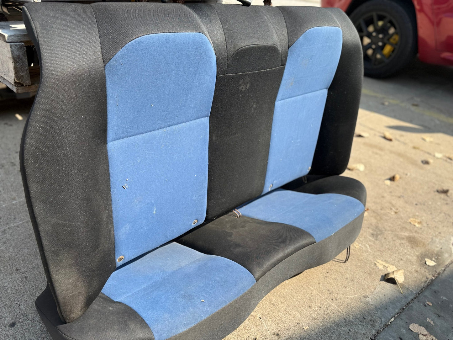 2004 Subaru STi oem alcantara blue front and rear seats 2002-2007 wrx & Impreza