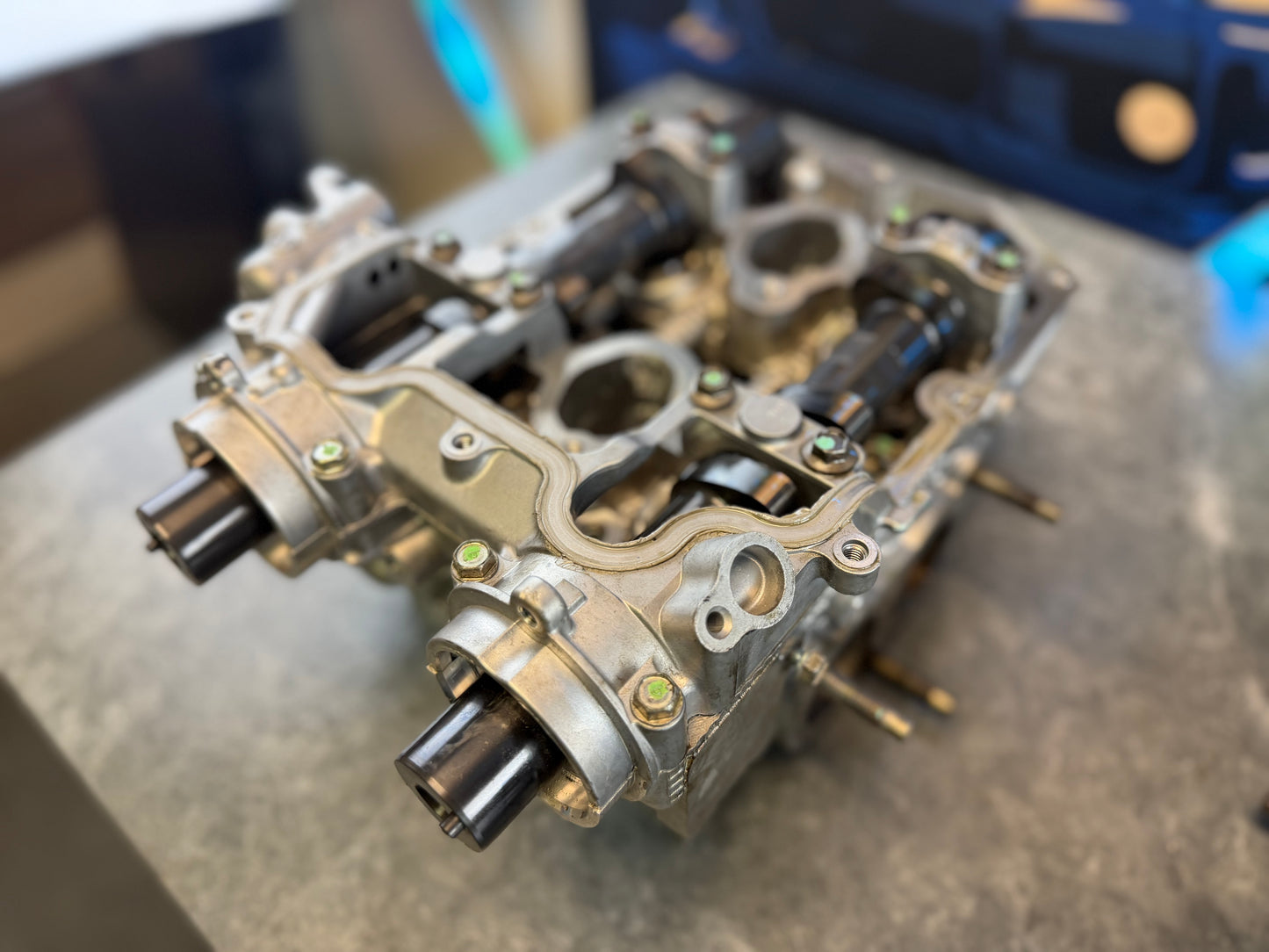 IAG “ race “ SAVCS cylinder heads Subaru STi & wrx GSC S2 cams, CNC port & polish + 1 MM valves , 14 MM drilled