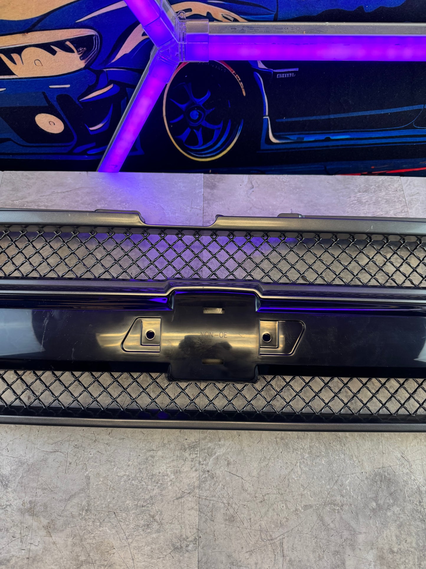 2002-2009 Chevrolet Trailblazer Aftermarket Front Grille Assembly Kit (Strut Wall)