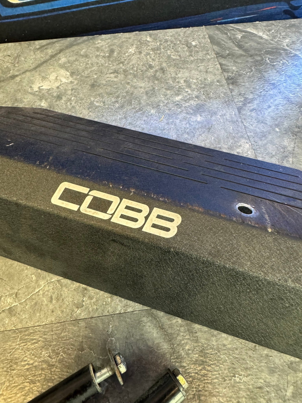 2008-2021 WRX STi Cobb Alternator Cover Plate Shield Black