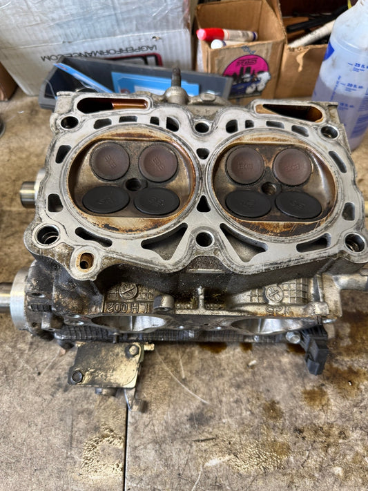 W25 Subaru STi oem used cylinder heads 2008 - 2014 dual avcs ej257 “ take offs “
