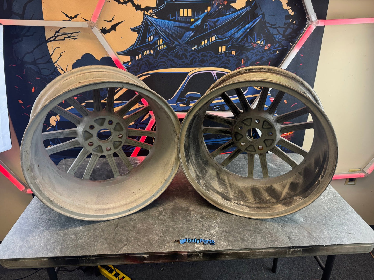2012-2014 Subaru WRX STi OEM STi Enkei Wheels Rims No Tires Set Of 4