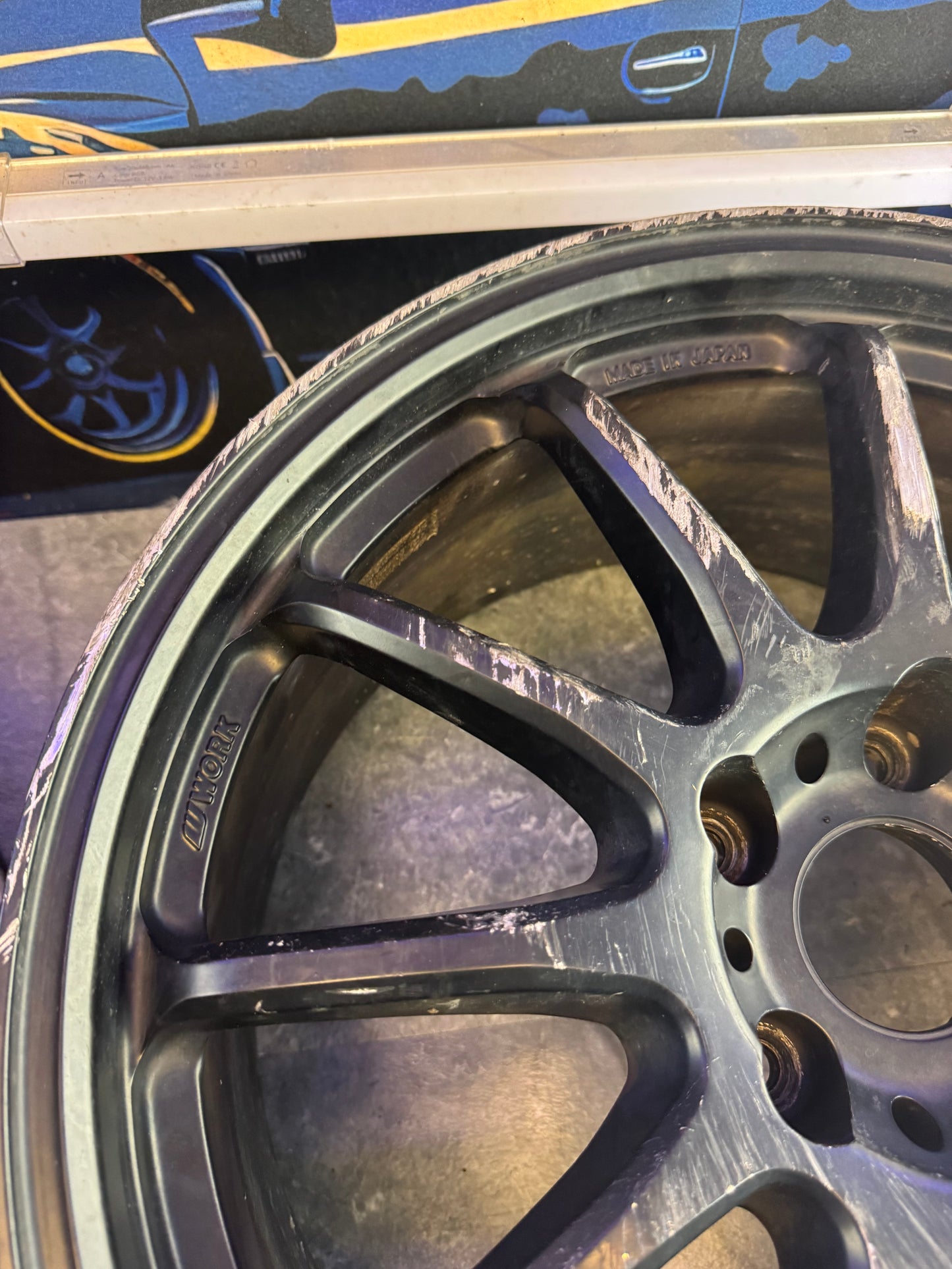 Work Emotion 11r Wheels Set Of 4 Need Refinished 18x8.5 +47 5x114.3