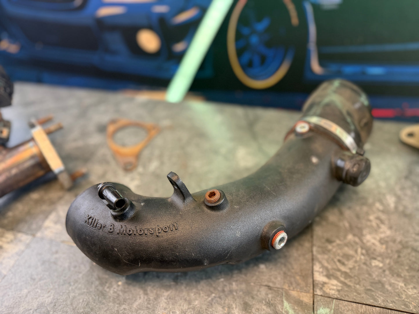 2002-2007 Subaru WRX 2004-2021 Subaru STi Killer B Cast Aluminum Turbo Inlet Kit