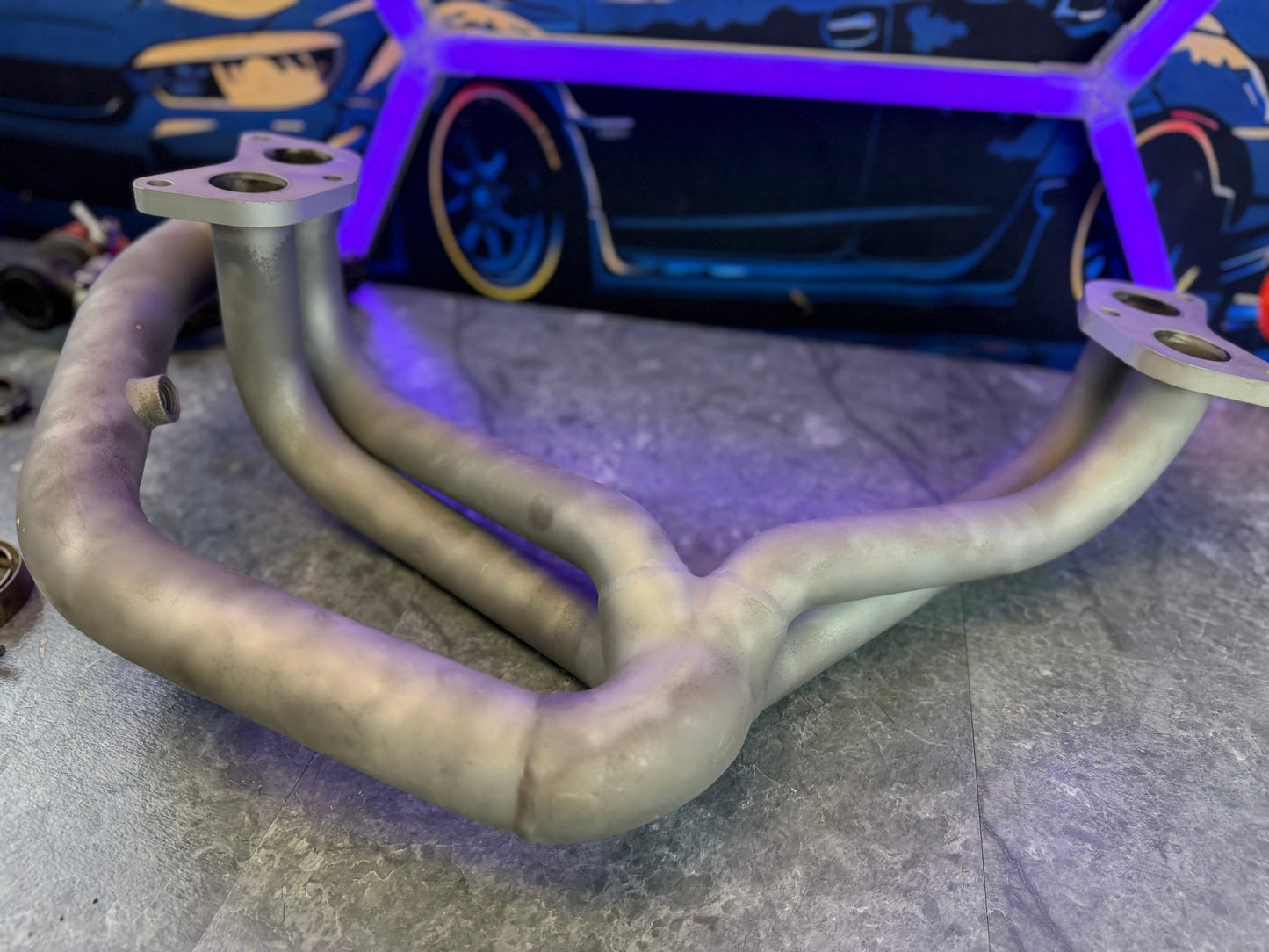 KILLER B Motorsports “ holy header “ ELH equal length header w: tial 38 mm mvs external wastegate kit