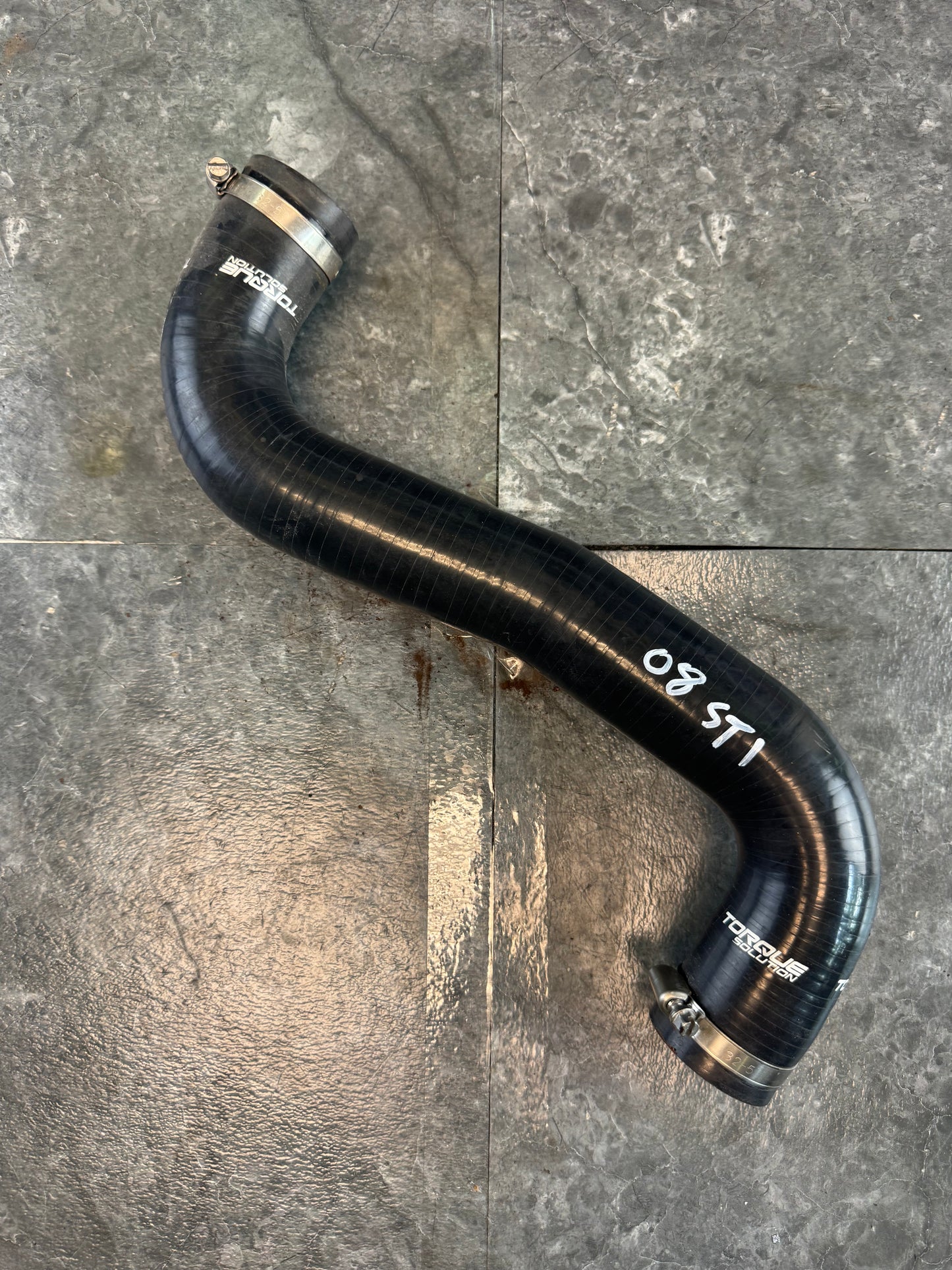 2008-2021 Subaru WRX STi Torque Solution Silicone Upper And Lower Radiator Hoses Black