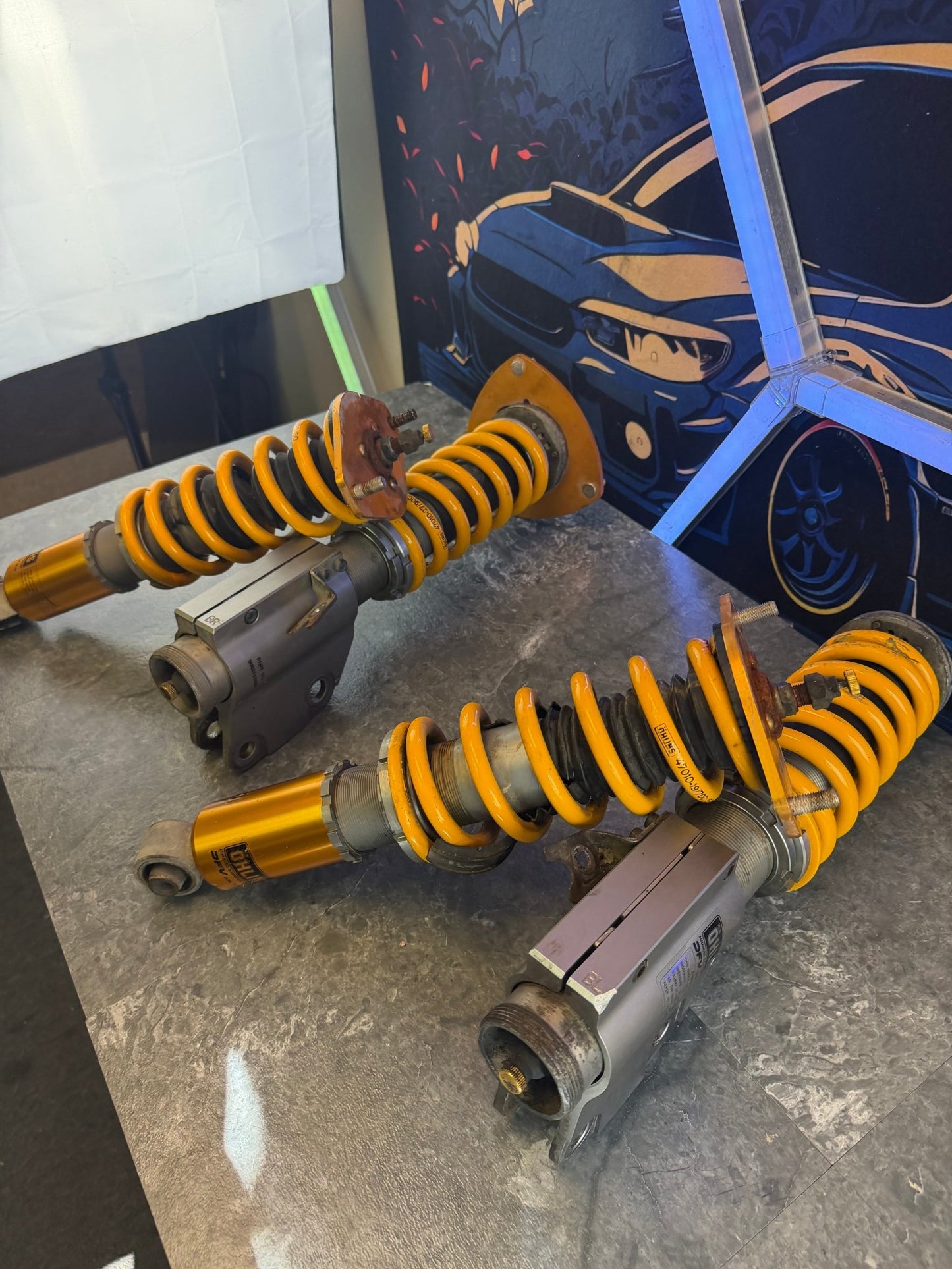 OHLINS road @ track adjustable coilover suspension 2015 - 2021 Subaru STi & wrx 5x114 ( needs 1 top hat )