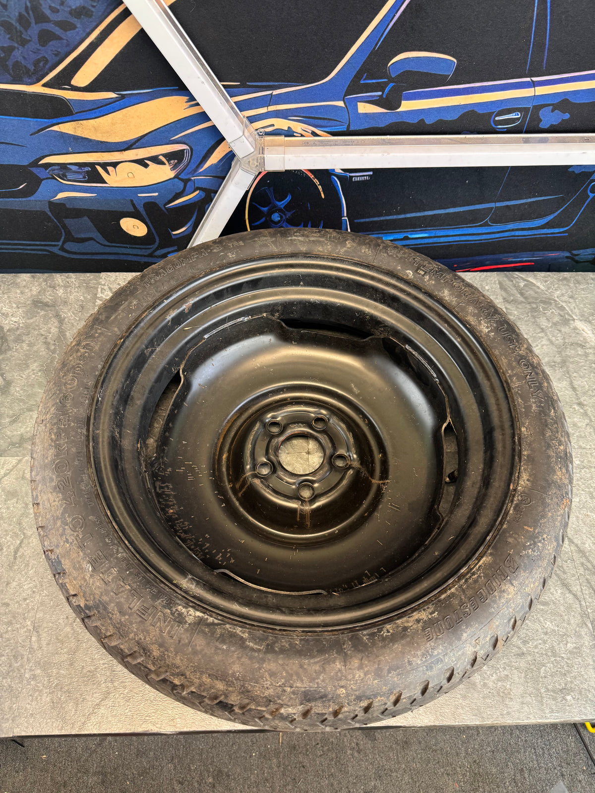 2004 Subaru WRX STi / 2006-2007 Subaru WRX OEM Subaru Spare Tire Emergency Tire Wheel Spare Donut