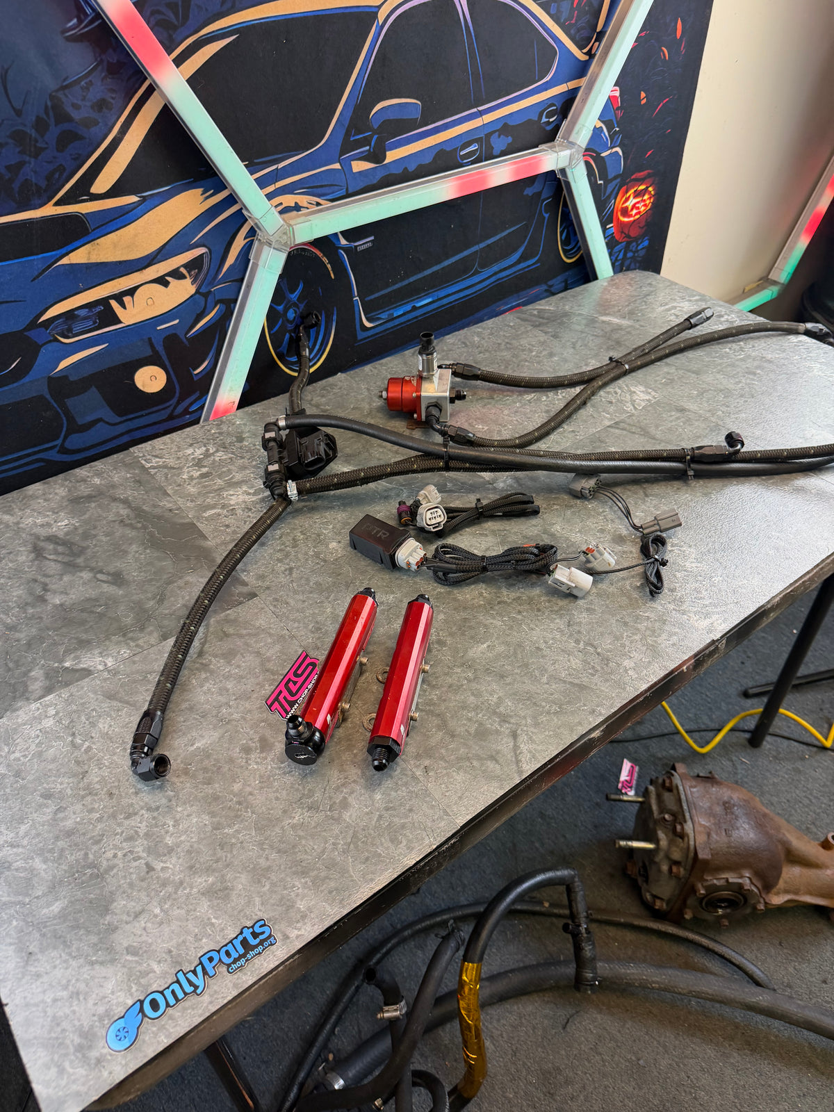 PTR penguin tech racing FLEX FUEL kit 08-21 STi & 08-14 Subaru wrx stage 2 pre greenspeed w/ lines & rails & areomotive FPR