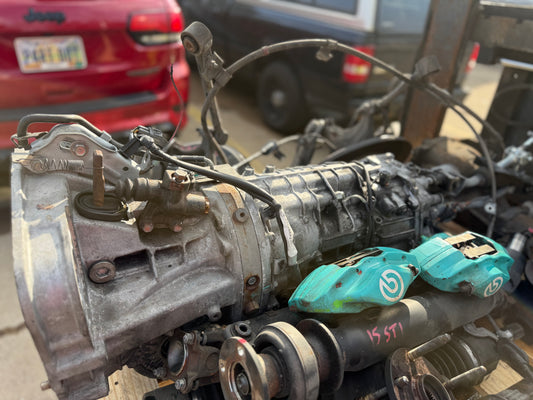 2015 USDM Subaru STi 6 speed six manual gearbox transmission swap package for 08-14 wrx w/ rear brembos