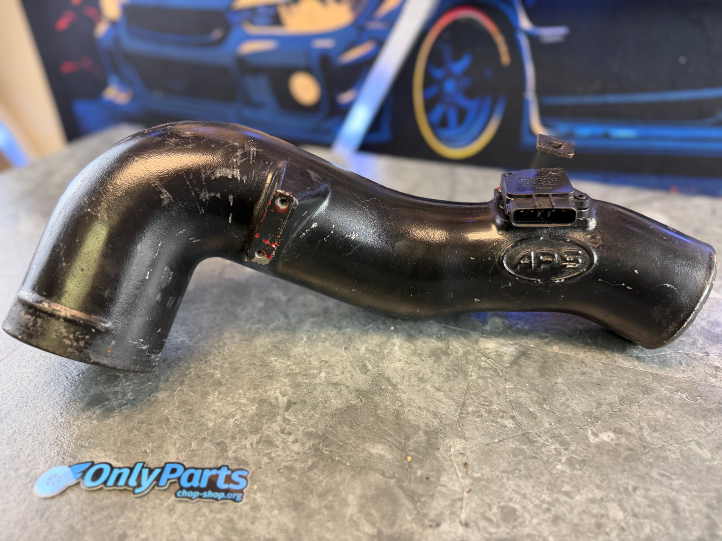 APS rare Subaru wrx 2002 - 2007 & STi 2004 - 2007 cold air intake cast aluminum 65 MM