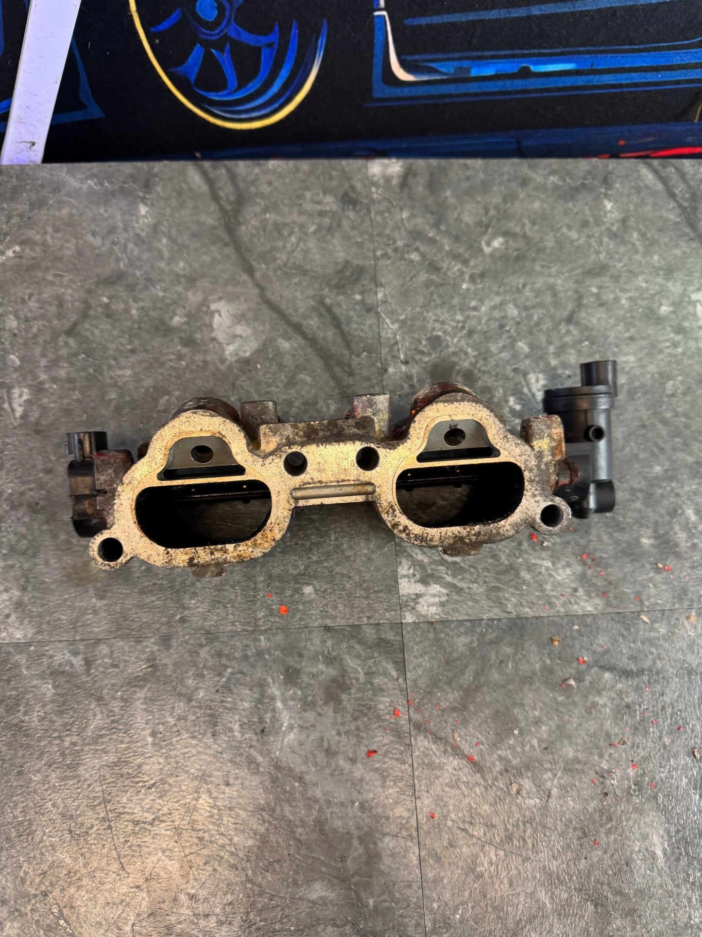 2002-2007 Subaru Impreza WRX STi OEM Engine Intake Manifold TGV Assembly Tumble Generator Valve