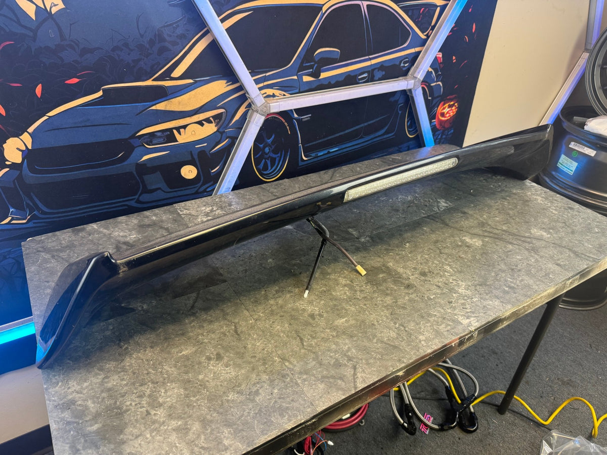 2008-2014 Subaru WRX STi / 2011-2014 Subaru WRX OEM Hatch Wing Spoiler Hatchback Dark Gray Metallic DGM