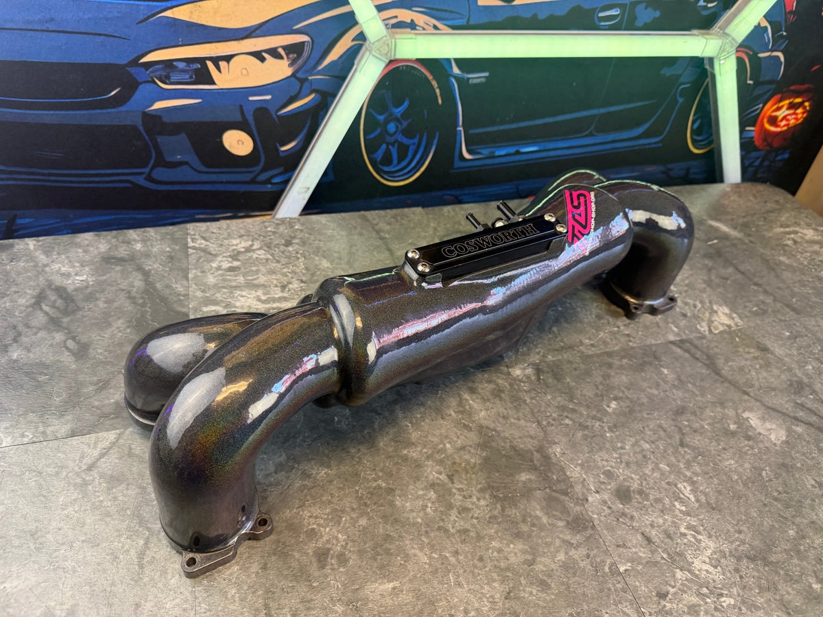 COSWORTH intake manifold cast INLET RCM Subaru STi EJ257 powder coated