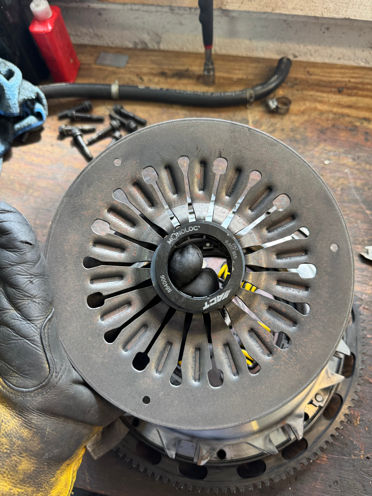 2004-2021 Subaru WRX STi ACT Mod-Twin 225 Extreme 6-Puck Sprung Street Clutch Kit Organic Disk With Monolock Collar