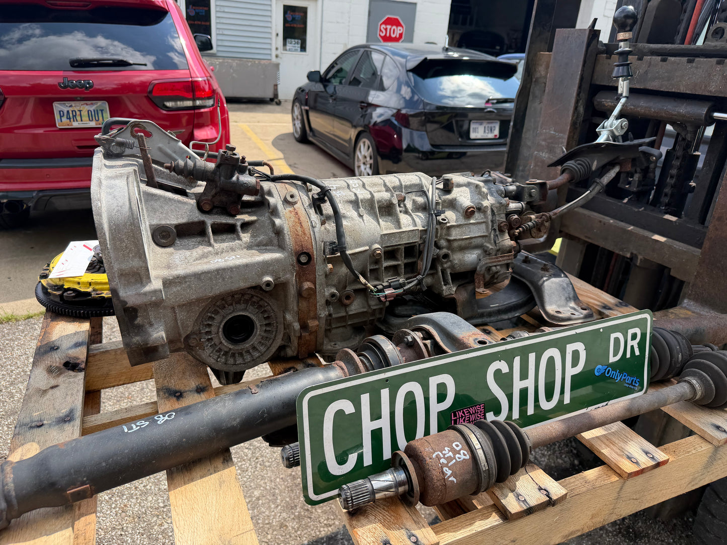 SUBARU six speed transmission swap package for 2008 - 2014 wrx w: STi 3.9 dccd gearbox & r-180 rear differential w/ ACT clutch