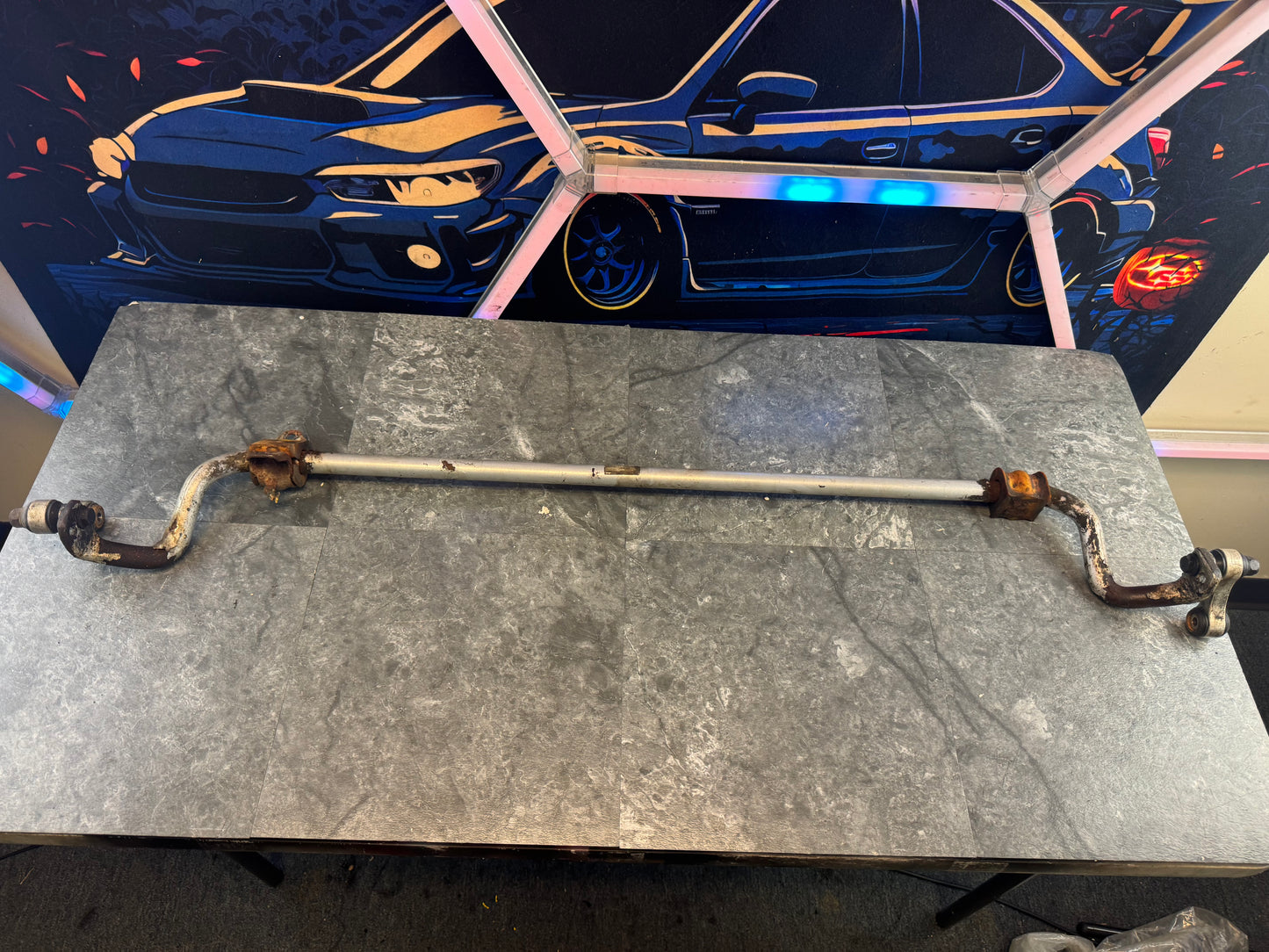 2002-2007 Subaru WRX Hatchback Whiteline 22mm Adjustable Front Swaybar With Links