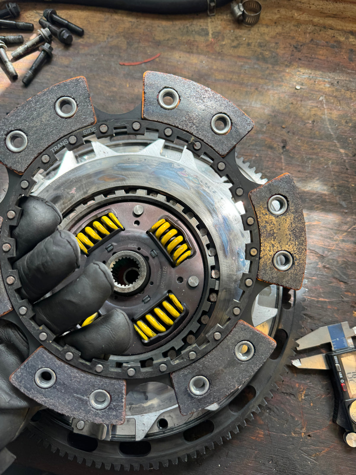 2004-2021 Subaru WRX STi ACT Mod-Twin 225 Extreme 6-Puck Sprung Street Clutch Kit Organic Disk With Monolock Collar