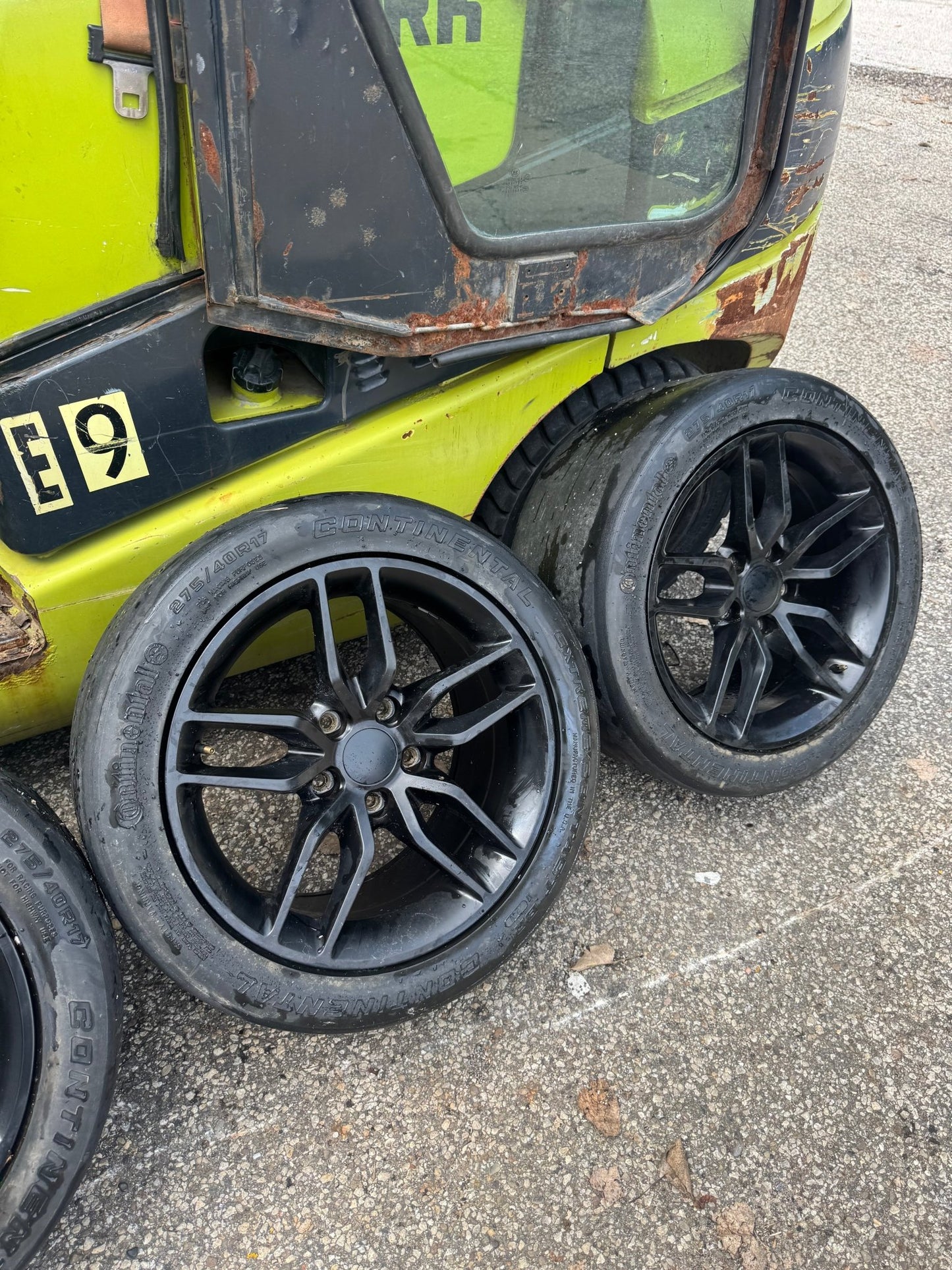 Jegs C7 Corvette Stingray Style Wheels Set Of 4 17x9.5 +56 5x114.3