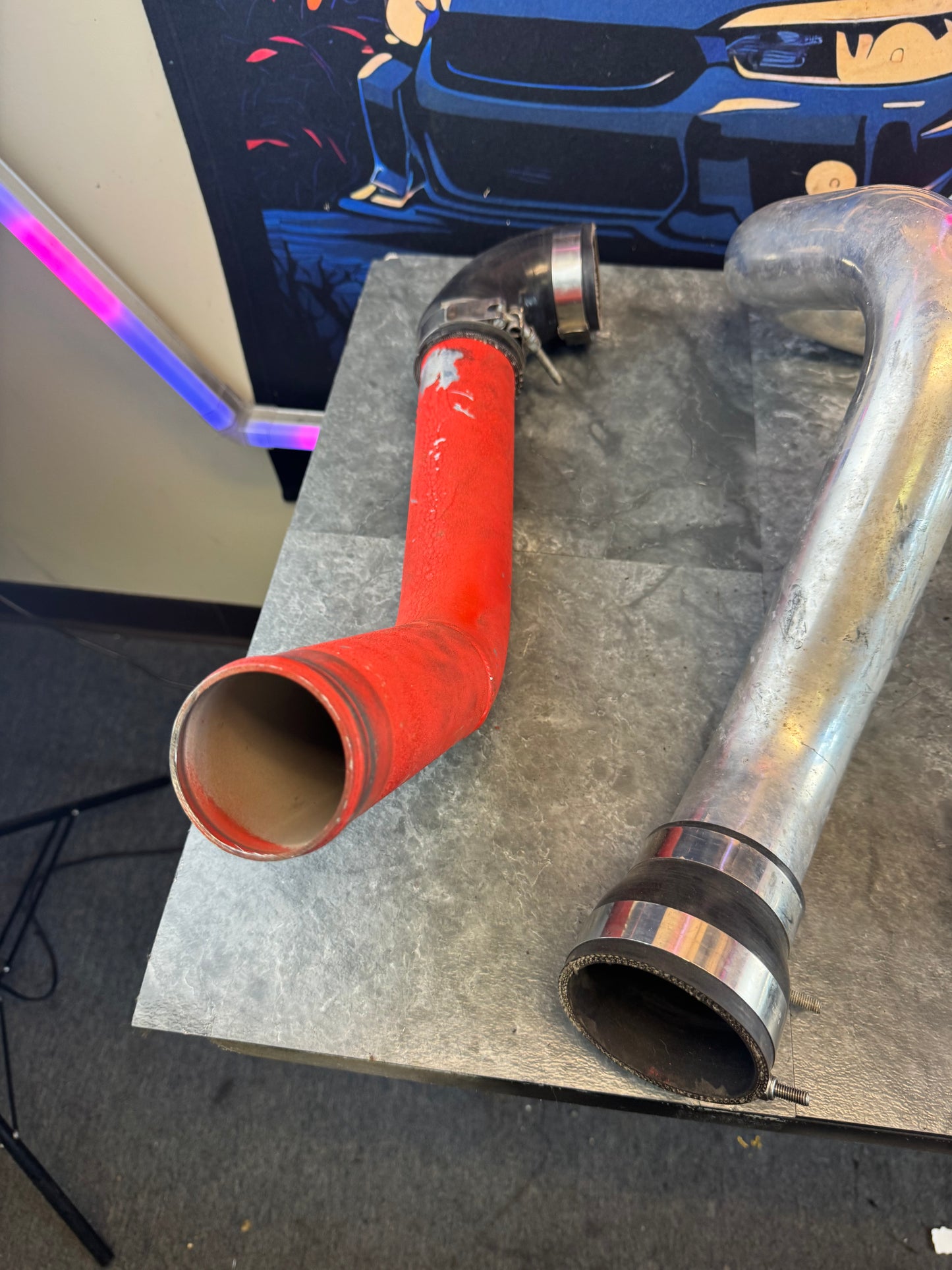2015-2021 Subaru WRX STi Aftermarket Custom Rotated Turbo Front Mount Piping Kit