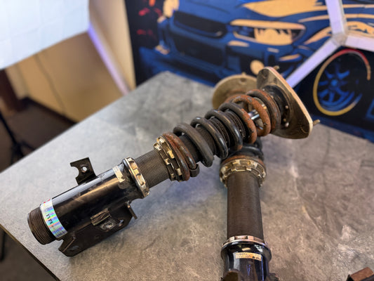 BC BR adjustable coil over suspension 2005 - 2007 Subaru STi & swapped 02-07 wrx 5x114