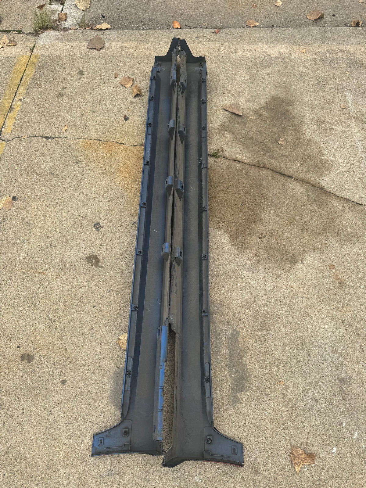 2011-2014 Subaru WRX / 2008-2014 Subaru WRX STi Hatch OEM World Rally Blue WRB Side Skirts Assembly Wrapped