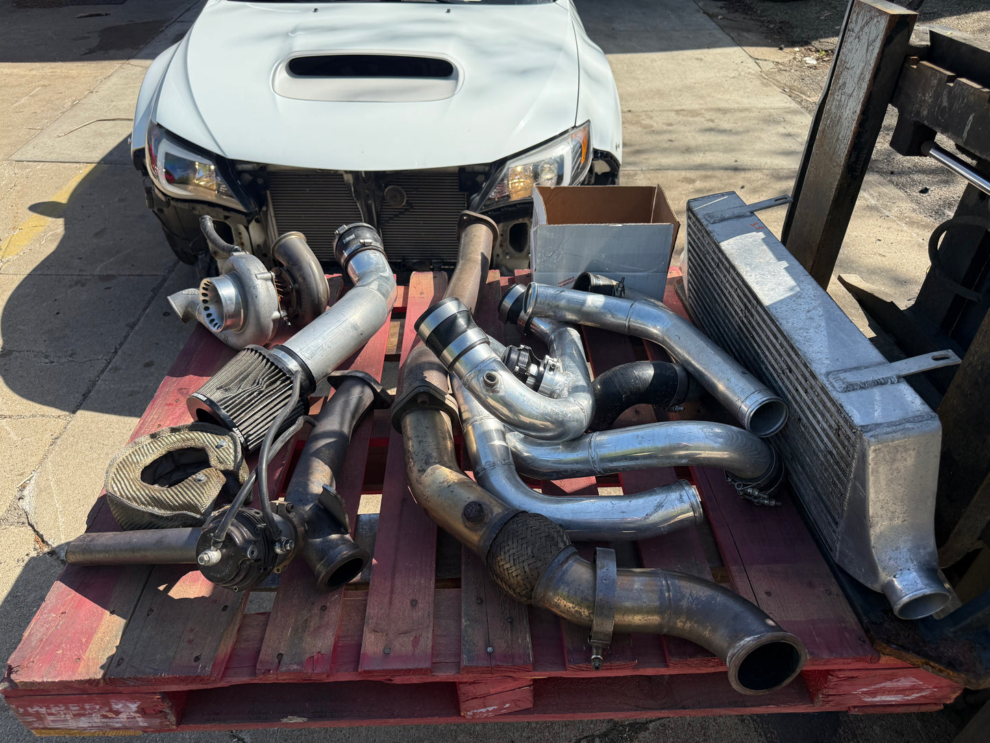 800 + HORSEPOWER rotated turbo kit 08-14 Subaru STi ej257 precision 6466 Gen 2 billet ball bearing AMS AGP ETS tial
