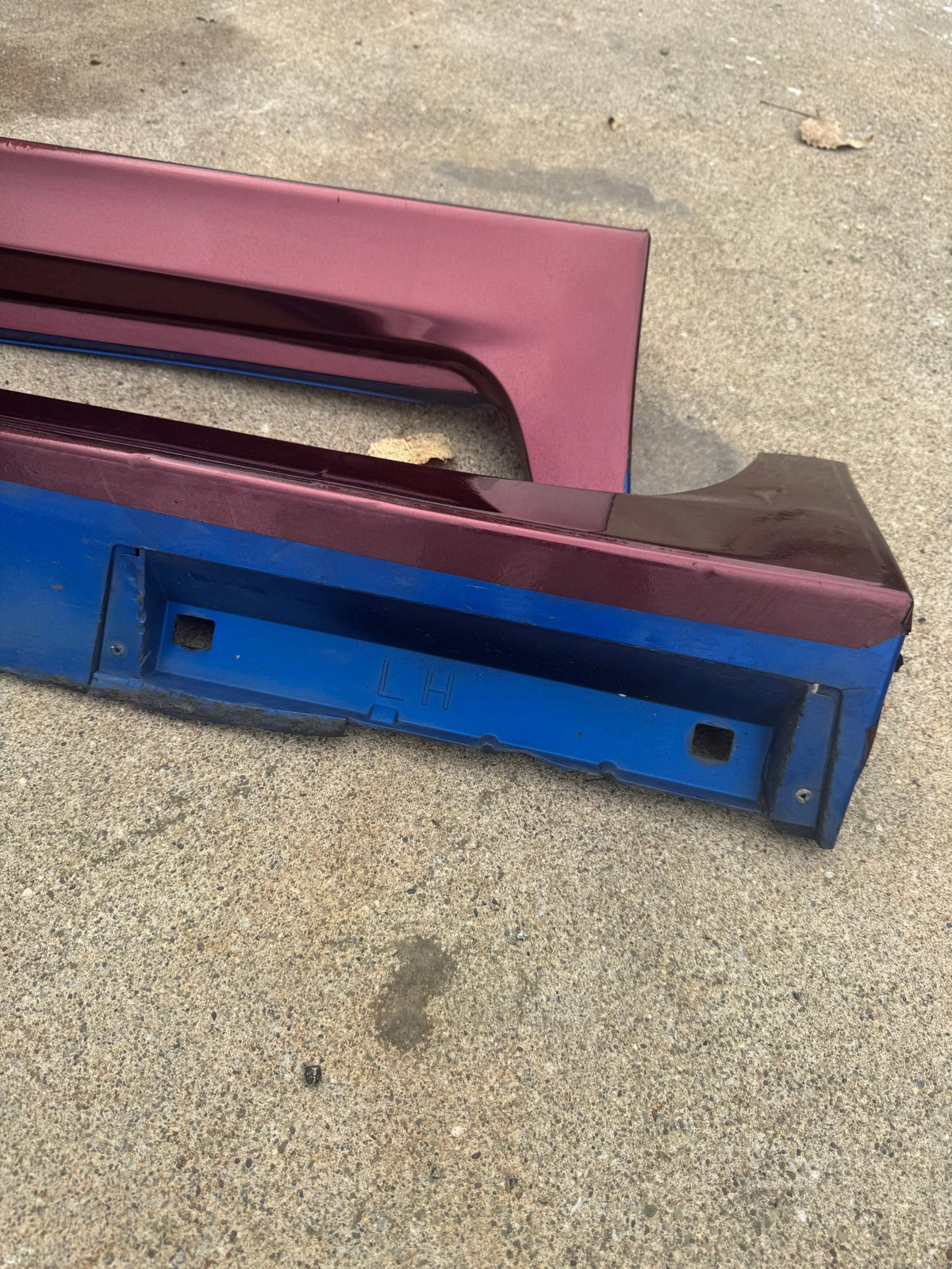 2011-2014 Subaru WRX / 2008-2014 Subaru WRX STi Hatch OEM World Rally Blue WRB Side Skirts Assembly Wrapped