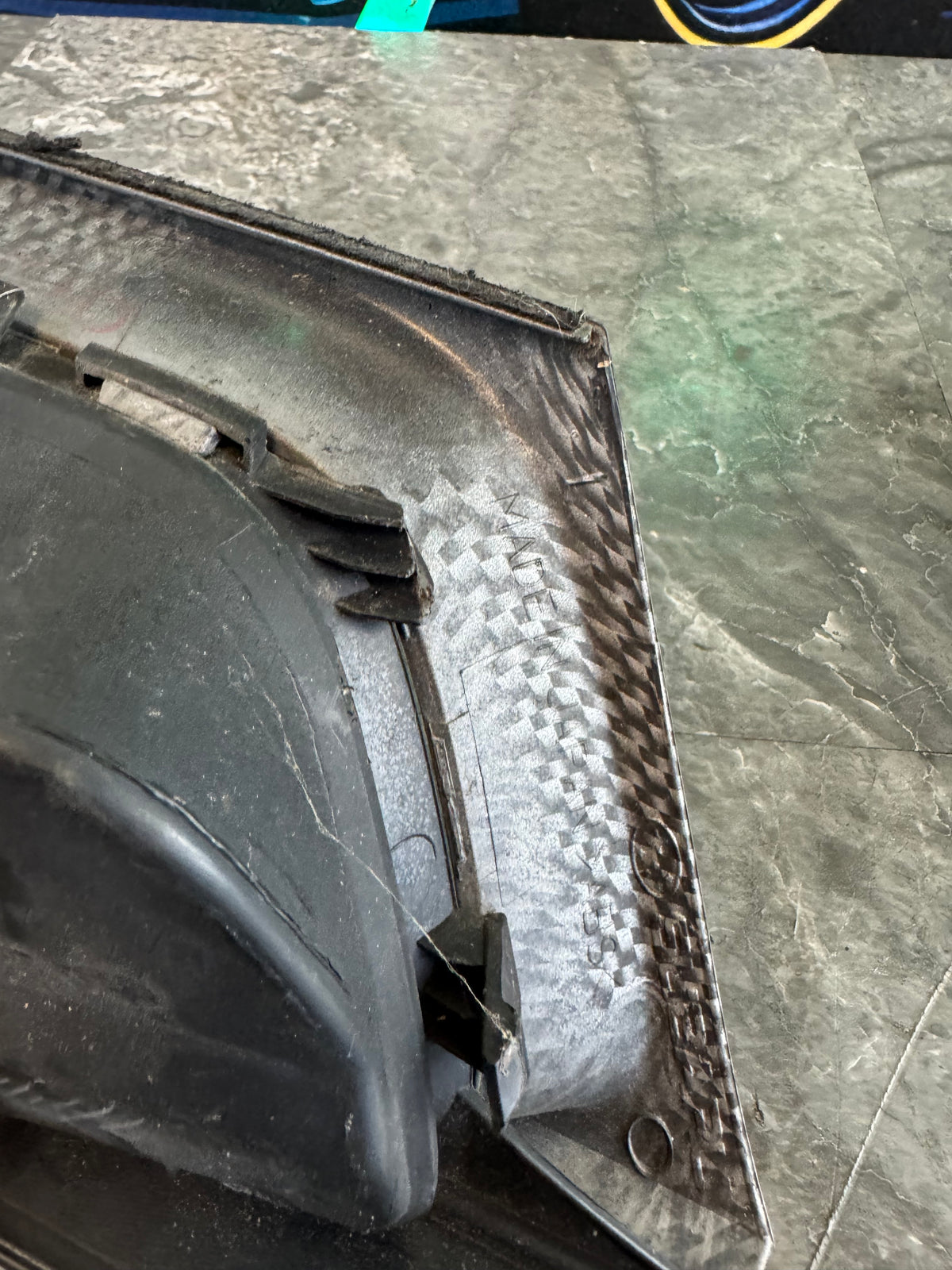2006-2007 Subaru WRX STi OEM Front Bumper Grill Inserts LH And RH Hydrodipped