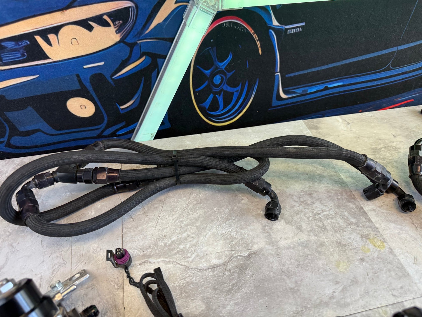 Cobb flex fuel kit PRE GREENSPEED 08-21 Subaru STi 08-14 wrx w/ radium rails / dampners & lines & areomotive FPR
