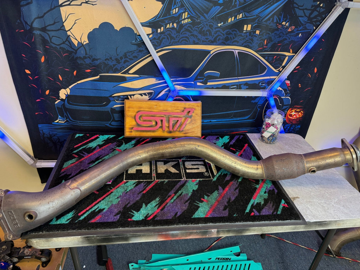 COBB TUNING catted downpipe V1 exhaust emissions 08-21 STi & 08-14 Subaru wrx legacy gt forester xt