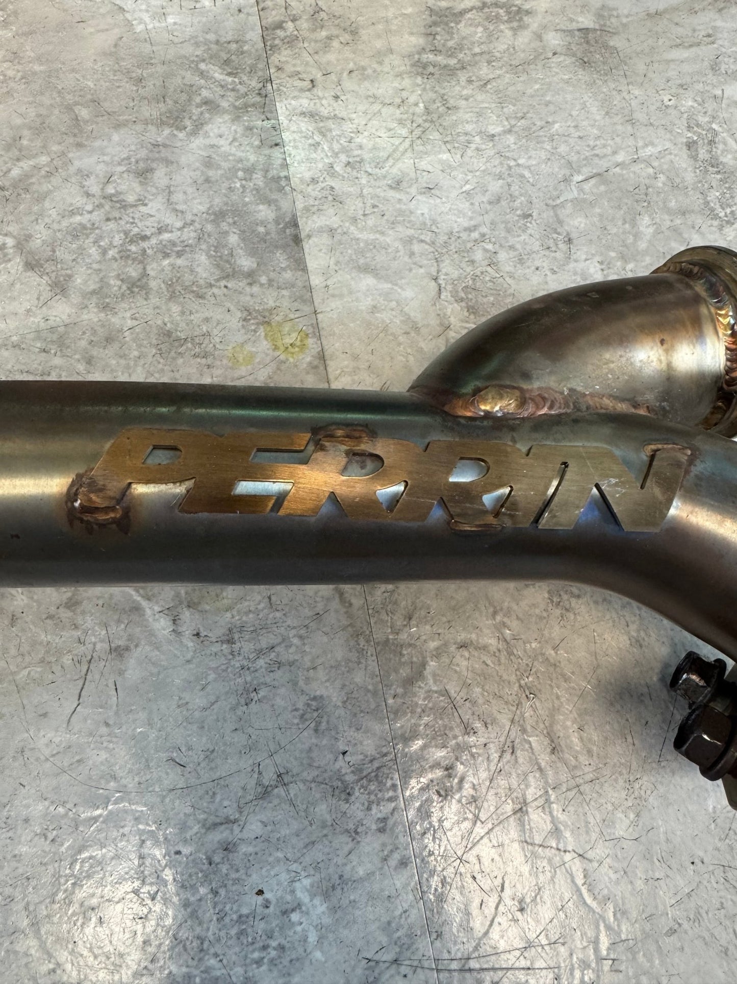 2002-2021 Subaru Perrin Rotated Turbo 2 Bolt T3 44mm V-band Flange Wastegate Wrx/sti